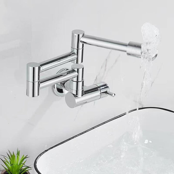 Solid%20Brass%20Wall%20Mounted%20Pot%20Filler%20Sink%20Single%20Cold%20Water%20%20Faucet%20Tap%20Folding%20Swivel%20Tap%20-%20Image%202