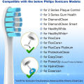 8Pack Replacement Toothbrush Heads Compatible with Phlps Soni  care Replacement Heads, Sonicare Replacement Brush Head,White. 