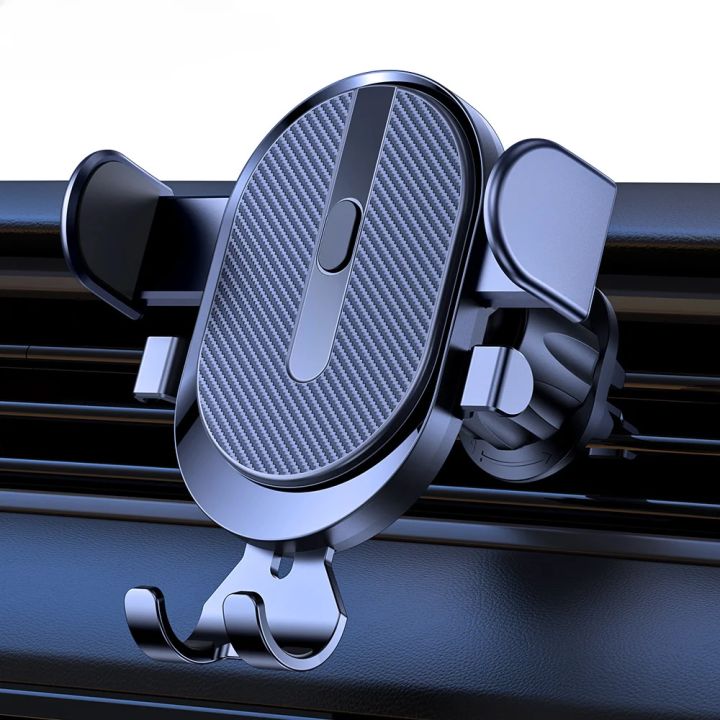 Mobile%20phone%20holder%20for%20car,%20air%20outlet,%20gravity%20sensor,%20riangle%20gravity,%20matte%20simplicity,%20solid,%20metal%20material%20-%20Image%202
