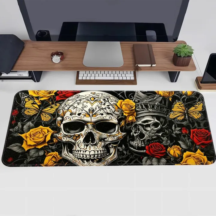 Flower%20Skull%20%20Mouse%20Pad%20Desk%20accessories%20Computer%20Laptop%20Pad%20office%20Pad%20Keyboard%20Mouse%20Pad%20Game%20Console%20Pad%20-%20Image%207