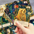 50pcs Spirit Animal Tarot Cards for Women, Inspirational Affirmation Cards, Guidance for Personal Growth,Love,Spiritual Journey. 