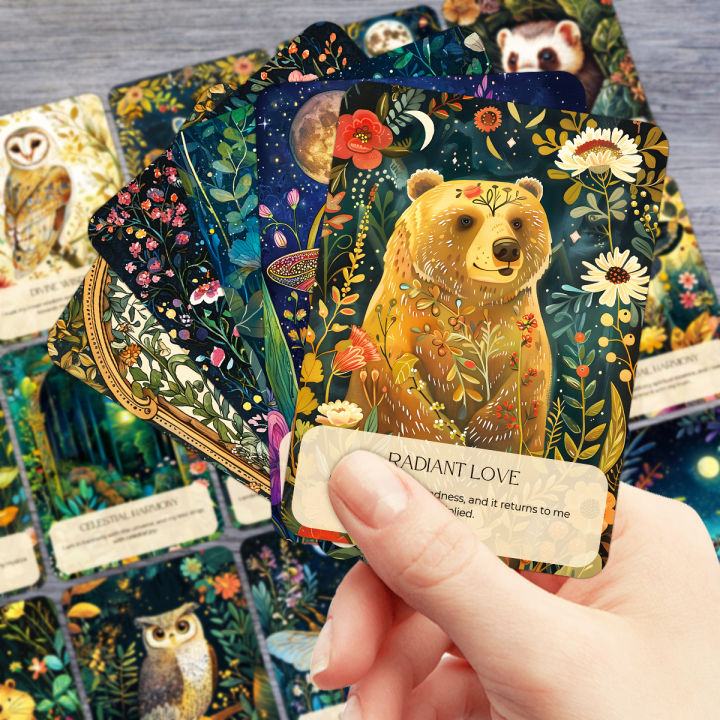 50pcs%20Spirit%20Animal%20Tarot%20Cards%20for%20Women,%20Inspirational%20Affirmation%20Cards,%20Guidance%20for%20Personal%20Growth,Love,Spiritual%20Journey%20-%20Image%204