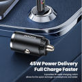 Toocki 45W USB C Car Charger Fast Charge For Phone Type C Pull Ring Car Charger For iPhone 17 16Pro S25 17 .