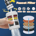 360° Rotatable Faucet Water Filter – 6 Layer Tap Water Purifier | Kitchen & Bathroom Use | Universal Faucet Compatible. 