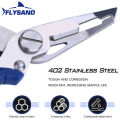 FLYSAND Fishing Plier Scissor Line Cutter Hook Remover Split Ring Opener Cutting Tongs Multifunction Scissors Fishing Accessorie.