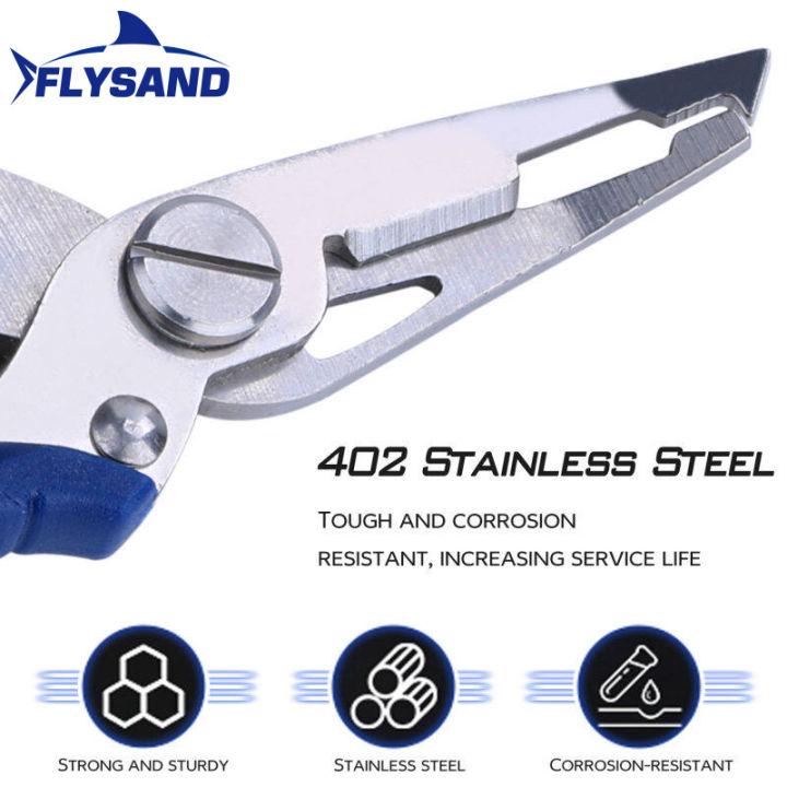 FLYSAND%20Fishing%20Plier%20Scissor%20Line%20Cutter%20Hook%20Remover%20Split%20Ring%20Opener%20Cutting%20Tongs%20Multifunction%20Scissors%20Fishing%20Accessorie%20-%20Image%204