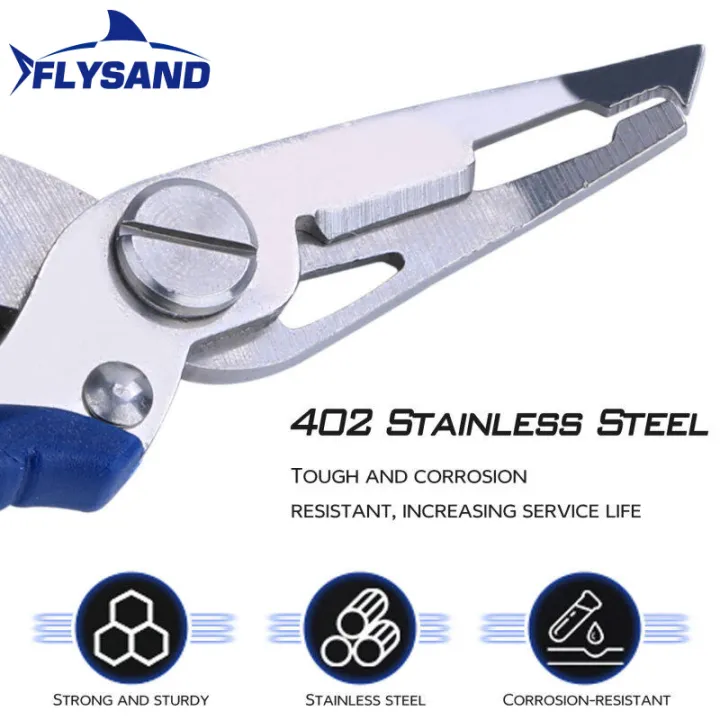 FLYSAND%20Fishing%20Plier%20Scissor%20Line%20Cutter%20Hook%20Remover%20Split%20Ring%20Opener%20Cutting%20Tongs%20Multifunction%20Scissors%20Fishing%20Accessorie%20-%20Image%204