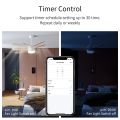 Tuya WiFi Ceiling Fan Light Smart Switch Touch Interruptor Smart Life App Remote Speed Control Works With Alexa Google Home. 