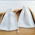 10Pcs Linen bundle pocket canvas bundle pocket cotton sack burlap bag rice  drawstring small cloth bag. 
