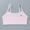 Cartoon Summer Young Children's Breast Care Bras Developmental Girls Training Bra Puberty Students Kids Vest Teenage Underwears. 