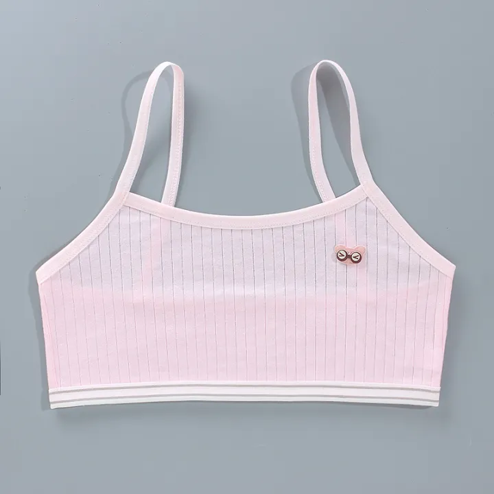 Cartoon%20Summer%20Young%20Children's%20Breast%20Care%20Bras%20Developmental%20Girls%20Training%20Bra%20Puberty%20Students%20Kids%20Vest%20Teenage%20Underwears%20-%20Image%203
