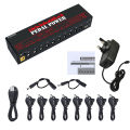 Koogo Guitar Pedal Power Supply 10 Isolated DC Output for 9V/12V/18V Effect Pedal with USB Charging Port for iPhone Noise Filter. 