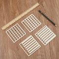 4Pcs 4 Style Speedy Spread Journal Stencils Calendar Tools Templates DIY Journals Notebook Schedule Templates for Journaling. 