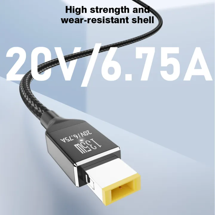 20V%206.75A%20135W%20Laptop%20Charger%20for%20Lenovo%20Legion%20Y9000P%20Y9000K%20Y7000P%20Power%20Adapter%20Type%20C%20to%20USB%20Slim%20Square%20Tip%20Charging%20Cable%20-%20Image%204