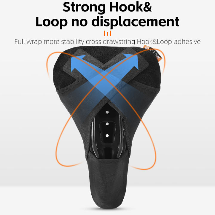 WEST%20BIKING%20Bike%20Saddle%20Cover%20Shockproof%20Soft%20High%20Elastic%20Breathable%20Bicycle%20Cushion%20Cover%20With%20Rain%20Cover%20Bicycle%20Accessories%20-%20Image%205