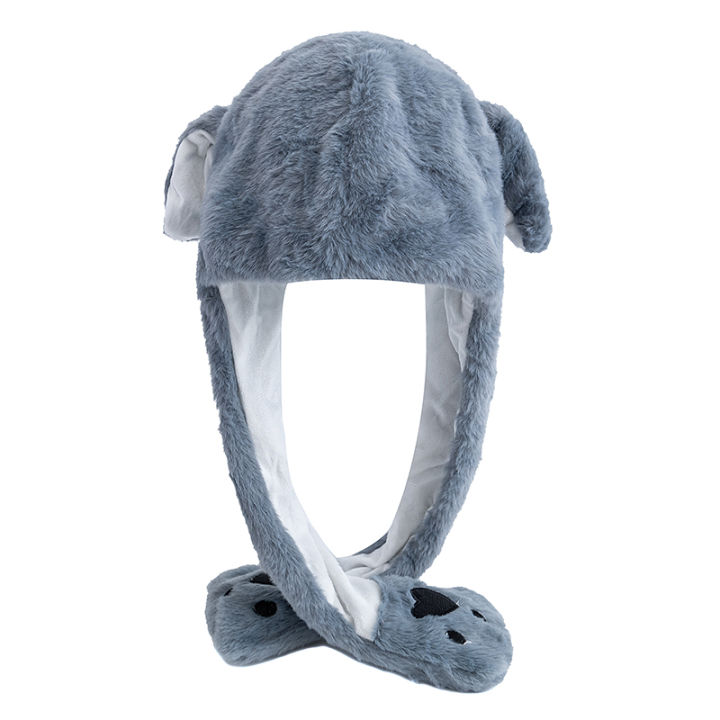 Hot%20Sale%20Unisex%20Funny%20Ear%20Hat%20Animal%20Style%20Couple%20Cute%20Ear%20Moving%20Up%20Cap%20Men%20Women%20Girls%20Rabbits%20Ears%20Plush%20Winter%20Lovely%20Hat%20%EF%BB%BF%20-%20Image%204