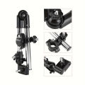 1Pc Adjustable stainless steel umbrella frame for wheelchairs and bicycles - Foldable design. 