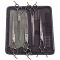 Purple Dragon 8 Inch Dog Grooming Scissors Thinning Shears Professional Cat Pet Scissors Hair Cutting High Quality Z3015-b. 
