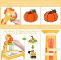  Drawing Projector Table for Kids, Trace and Draw, Drawing Board Giraffe with Light & Music, Child Smart Projector Sketcher Erasable Doodle Board Educational Toys for 3+ Girls Boys Toddlers. 