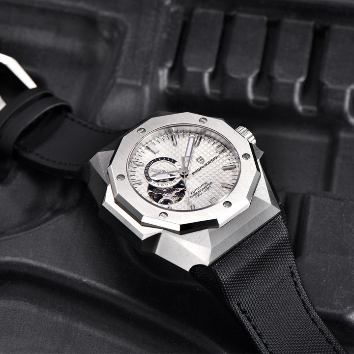 PAGANI%20DESIGN%20New%2042MM%20Men's%20Automatic%20Watch%20Stainless%20Steel%20NH39%20Movement%20Sapphire%20100M%20Waterproof%20Men's%20Mechanical%20Watch%20-%20Image%203