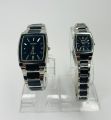 Eirna Black And Sliver Minimalistic Couple Watch - Best Gift For Him. 