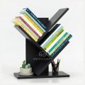 Tree-shaped Bookshelf Desktop Book Organizer Modern 3-Tier Bookshelf For office and Home Wooden Book Storage Rack Space-Saving. 