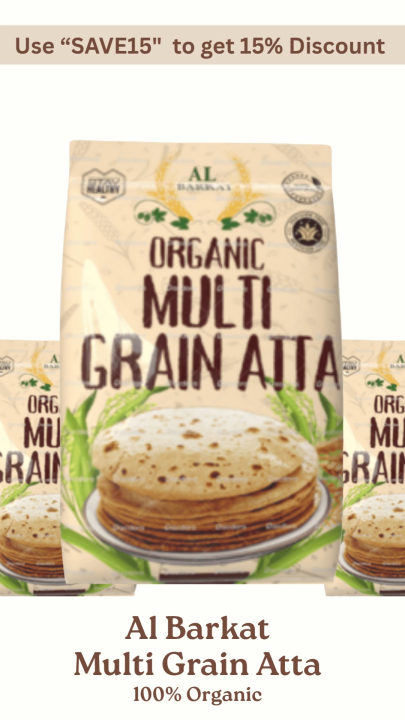 Multigrain Atta (5kg) – 100% Natural Multi Grain Flour for Weight Loss | Sugar-Free, Gluten-Free & High Fiber | Best for Roti, Chapati & Bread | No Preservatives | Healthy, Protein-Rich Aata for Home Cooking