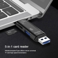 7 #   Caravan Crew 5in1 Otg Card Reader: USB 2.0/ Micro Usb/ Tf/ Sd /Type-C Card Reader. 