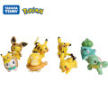8Pcs Pokemon Anime Figure Pikachu Squirtle Bulbasaur Collection Ornamental Decoration 2-4CM Pet Action Model Doll Toy . 