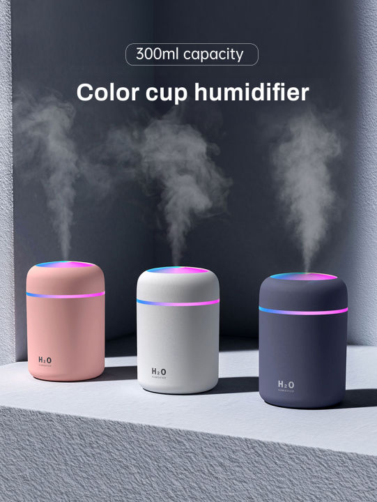 300ml%20Aromatherapy%20Diffuser%20Humidifier%20Air%20Purifier%20Car%20Home%20Use%20Seven-color%20Light%20Aromatherapy%20Essential%20Oil%20-%20Image%203