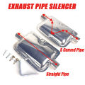 24mm Muffler Silencer Straight Pipe/S Curved Pipe Car Air Diesel Parking Heater Exhaust Pipe Stainless Iron For Diesel Heater.
