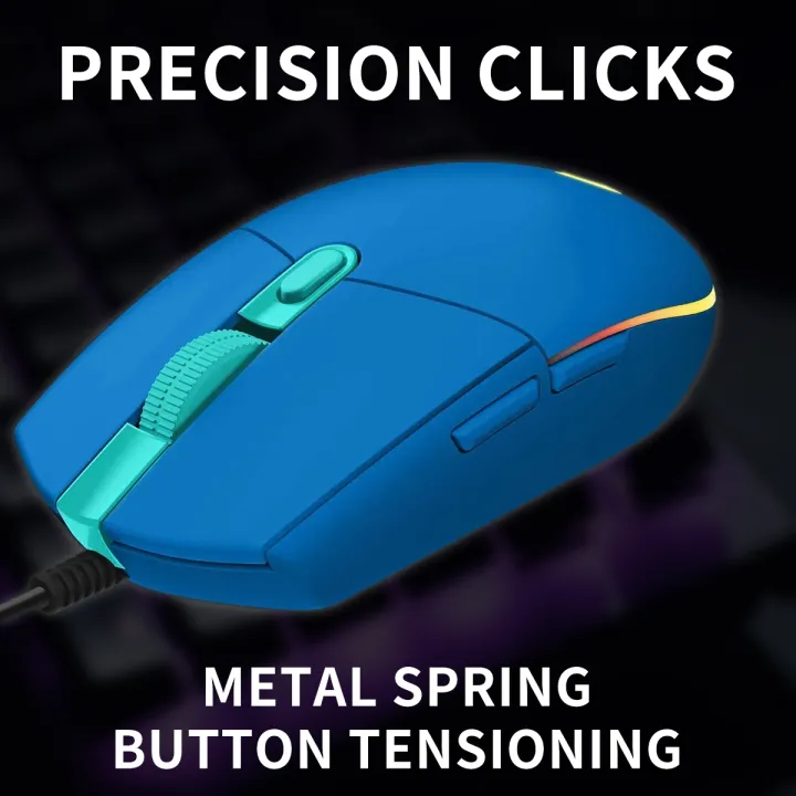 Logitech G203/G102 Second Gen Gaming Mouse, Optical Sensor, RGB Backlit ...