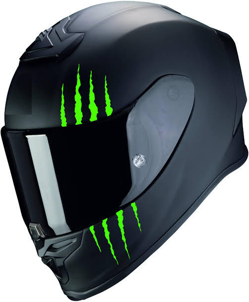 Sticker Premium Matte Vinyl Motorcycle Helmet Decals - Scratch-Resistant & Durable, Customizable,