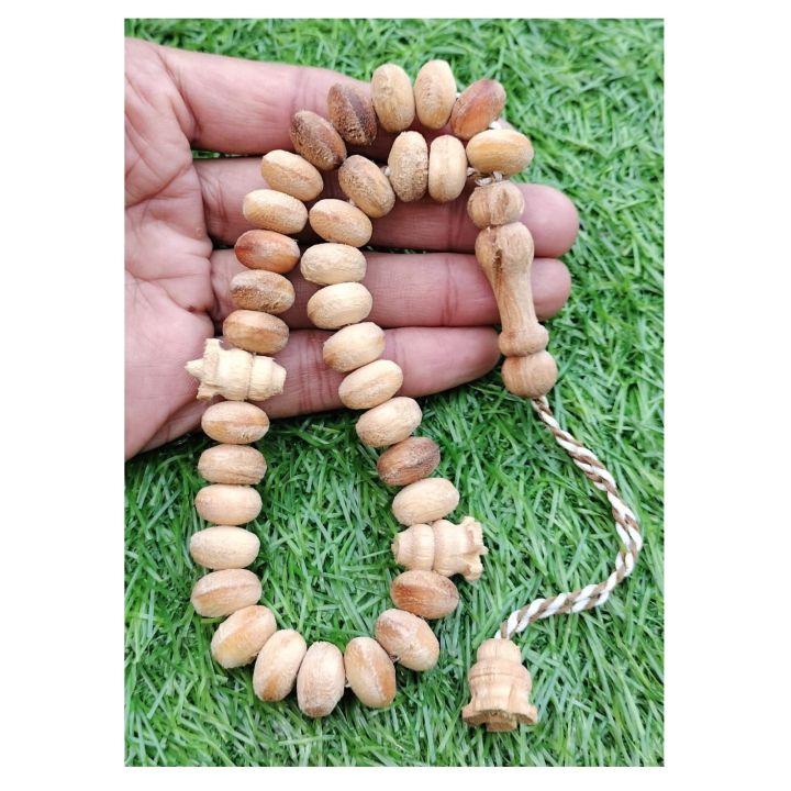Sandal Wood Original Fragrant Tasbeeh 33 Beads 12mm By 8mm