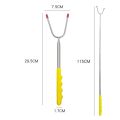 Telescopic BBQ Forks Marshmallows Roasting Sticks Stainless Steel Extendable Hot Dog Sausages Skewers Barbecue Tools. 
