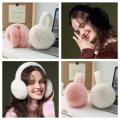 Fashion Winter Warm Earmuffs Fluffy Ear Muff for Women Soft Plush Earmuffs Girls Boys Cold Weather Ear Warmer Foldable Earflaps. 