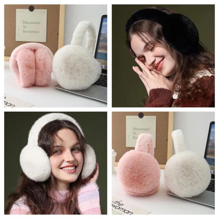 Fashion%20Winter%20Warm%20Earmuffs%20Fluffy%20Ear%20Muff%20for%20Women%20Soft%20Plush%20Earmuffs%20Girls%20Boys%20Cold%20Weather%20Ear%20Warmer%20Foldable%20Earflaps%20-%20Image%206