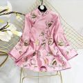 Women Chinese Vintage Blouse 4XL Loose Female Hanfu Tops 2024 NewTang Suit Shirt National Style Traditional Elegant Embroidery. 