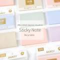 Baoke Pastel Color Sticky note 3x5 Inch -100Sheets. 