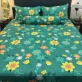queen size Bed sheet with 2 pillowcase (  76×88 inches bedsheet ). 