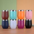 12oz Eggshell Cup Stainless Steel Thermos Bottle Portable Coffee Cups Water Bottle Travel Household Office School Drinking Tools. 