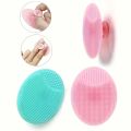 Silicone Shampoo Brush for Baby Infant Bathing Soft Silicone Boys Kids Shower Brush Head Hair Washing Massage Brushes Wipe Comb.