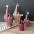 Irregular Gesture Finger Heart Scented Candle Mold Finger Gesture Silicone Soap Mold Resin Craft Painting Plaster Clay DIY Tool. 