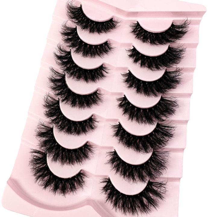 New%203D%20Mink%20Lashes%20Cat%20Eyelashes%20Fluffy%20Wispy%20Volume%20Lashes%20Natural%20Feathery%20Effect%20Lightweight%20Flexible%20Band%20Fake%20Lashes%20-%20Image%203