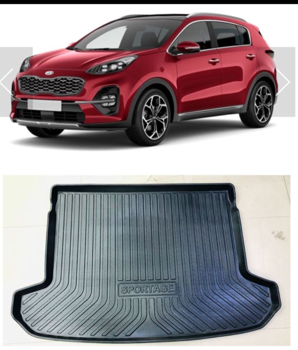 Kia Sportage PVC Trunk Mat Premium Quality Imported Tray Type Waterproof and Washable