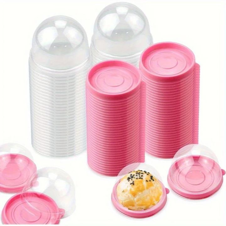 50Pcs%20Cupcake%20Carriers%20with%20Clear%20Lid%20-%20Disposable%20Mid-Autumn%20Festival%20Mooncake%20Mold%20Boxes%20for%20Christmas,%20Halloween,%20Wedding%20-%20Image%202