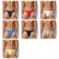 Men's  Solid Color Low Rise Underwear Panties Soft Male Lingerie Briefs Comfortable Slips Homme. 