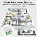 For TUYA Smart Switch Wifi ZigBee Automation Breaker Relay DIY Module Interruptor 20A 2-Way & Voice Control Home Assistant 2MQTT. 