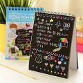 Scratch Art Colourful Note Book Drawing Pad Magic Painting Kid Creativity DIY. 