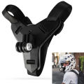 Motorcycle Helmet Chin Mount – Versatile Phone & Camera Holder for GoPro, DJI, & Action Cameras. 